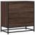Noptiera stejar maro 60x31x60 cm lemn prelucrat si metal GartenMobel Dekor