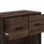 Noptiera stejar maro 60x31x60 cm lemn prelucrat si metal GartenMobel Dekor