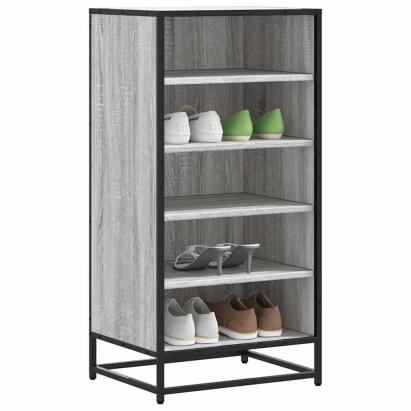 Pantofar, gri sonoma, 48x38x97,5 cm, lemn prelucrat GartenMobel Dekor