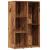 Bibliotecă, lemn vechi,45x25x80 cm, lemn prelucrat GartenMobel Dekor
