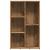 Bibliotecă, stejar artizanal, 45x25x80 cm, lemn prelucrat GartenMobel Dekor