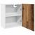 Dulap suspendat, lemn vechi, 50x31x60 cm, lemn prelucrat GartenMobel Dekor