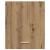 Dulap suspendat, stejar artizanal, 50x31x60 cm, lemn prelucrat GartenMobel Dekor