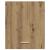 Dulapuri suspendate 2 buc., stejar artizanal, 50x31x60 cm, lemn GartenMobel Dekor