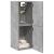 Dulap suspendat de baie, gri beton, 30x30x80 cm, lemn prelucrat GartenMobel Dekor