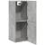 Dulap suspendat de baie, gri beton, 30x30x80 cm, lemn prelucrat GartenMobel Dekor