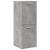 Dulap suspendat de baie, gri beton, 30x30x80 cm, lemn prelucrat GartenMobel Dekor