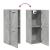Dulap suspendat de baie, gri beton, 30x30x80 cm, lemn prelucrat GartenMobel Dekor