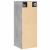 Dulap suspendat de baie, gri beton, 30x30x80 cm, lemn prelucrat GartenMobel Dekor