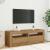 Dulap TV cu LED stejar artizanal 120x35x40 cm lemn prelucrat GartenMobel Dekor