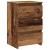 Noptiere, 2 buc., lemn vechi, 40x35x62,5 cm, lemn prelucrat GartenMobel Dekor