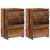 Noptiere, 2 buc., lemn vechi, 40x35x62,5 cm, lemn prelucrat GartenMobel Dekor