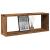 Rafturi perete cub 4 buc. lemn vechi 60x15x23cm, lemn prelucrat GartenMobel Dekor