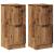 Dulapuri, 2 buc., lemn vechi, 30x30x70 cm, lemn prelucrat GartenMobel Dekor