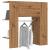 Dulap pentru hol Stejar Artizanal 97,5x37x99 cm Lemn prelucrat GartenMobel Dekor