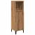 Dulap de baie, stejar artizanal, 30x30x100 cm, lemn prelucrat GartenMobel Dekor