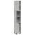 Dulap de baie, gri beton, 30x30x190 cm, lemn prelucrat GartenMobel Dekor