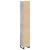 Dulap de baie, gri beton, 30x30x190 cm, lemn prelucrat GartenMobel Dekor