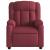 Fotoliu rabatabil electric, roșu vin, material textil GartenMobel Dekor
