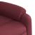 Fotoliu rabatabil electric, roșu vin, material textil GartenMobel Dekor