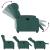 Fotoliu rabatabil electric, verde închis, material textil GartenMobel Dekor