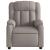 Fotoliu electric de masaj rabatabil, gri taupe, textil GartenMobel Dekor