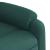 Fotoliu electric rabatabil cu ridicare, verde închis, textil GartenMobel Dekor