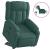 Fotoliu electric rabatabil cu ridicare, verde închis, textil GartenMobel Dekor