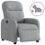 Fotoliu rabatabil electric, gri deschis, textil GartenMobel Dekor