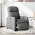 Fotoliu rabatabil electric, gri închis, material textil GartenMobel Dekor