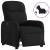 Fotoliu rabatabil electric, negru, material textil GartenMobel Dekor