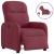 Fotoliu rabatabil electric, roșu vin, material textil GartenMobel Dekor