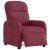 Fotoliu rabatabil electric, roșu vin, material textil GartenMobel Dekor