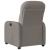 Fotoliu rabatabil electric, gri taupe, material textil GartenMobel Dekor