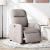 Fotoliu rabatabil electric, gri taupe, material textil GartenMobel Dekor