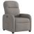 Fotoliu rabatabil electric, gri taupe, material textil GartenMobel Dekor
