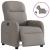 Fotoliu rabatabil electric, gri taupe, material textil GartenMobel Dekor
