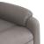 Fotoliu de masaj rabatabil, gri taupe, material textil GartenMobel Dekor
