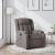 Fotoliu de masaj rabatabil, gri taupe, material textil GartenMobel Dekor