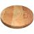 Blat de masă maro deschis 140x60x4 cm lemn masiv de stejar oval GartenMobel Dekor