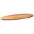 Blat de masă maro deschis 140x60x4 cm lemn masiv de stejar oval GartenMobel Dekor