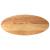 Blat de masă maro deschis 140x60x4 cm lemn masiv de stejar oval GartenMobel Dekor
