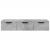Dulap de perete, gri beton, 102x30x20 cm, lemn compozit GartenMobel Dekor