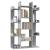 Bibliotecă, gri sonoma, 86x25,5x140 cm, lemn prelucrat GartenMobel Dekor