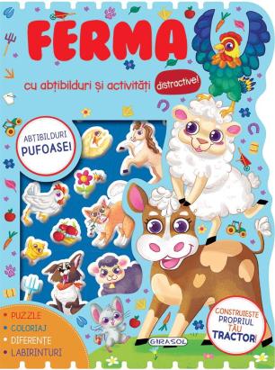 Abtibilduri pufoase - Ferma PlayLearn Toys