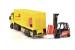 DICKIE SET CAMION DHL SI STIVUITOR CU SUNETE SI LUMINI 35CM SuperHeroes ToysZone