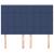 Tăblii de pat, 4 buc, albastru, 72x5x78/88 cm, textil GartenMobel Dekor