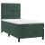 Pat box spring cu saltea, verde închis, 90x200 cm, catifea GartenMobel Dekor