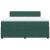 Pat box spring cu saltea, verde închis, 180x200 cm, catifea GartenMobel Dekor
