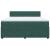 Pat box spring cu saltea, verde închis, 180x200 cm, catifea GartenMobel Dekor